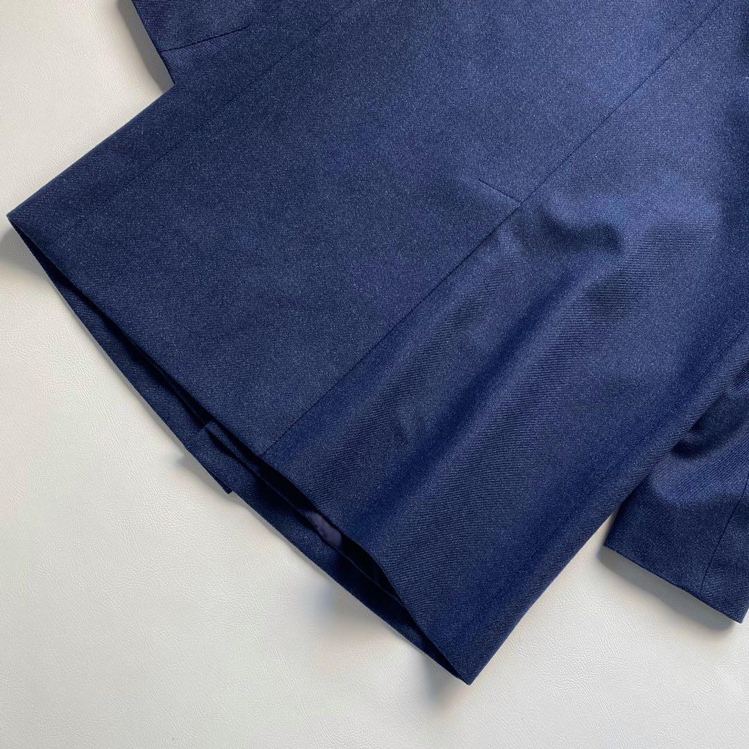 【未使用近/ロロピアーナ】マッキントッシュ ダンケルド ML 38 毛絹 紺