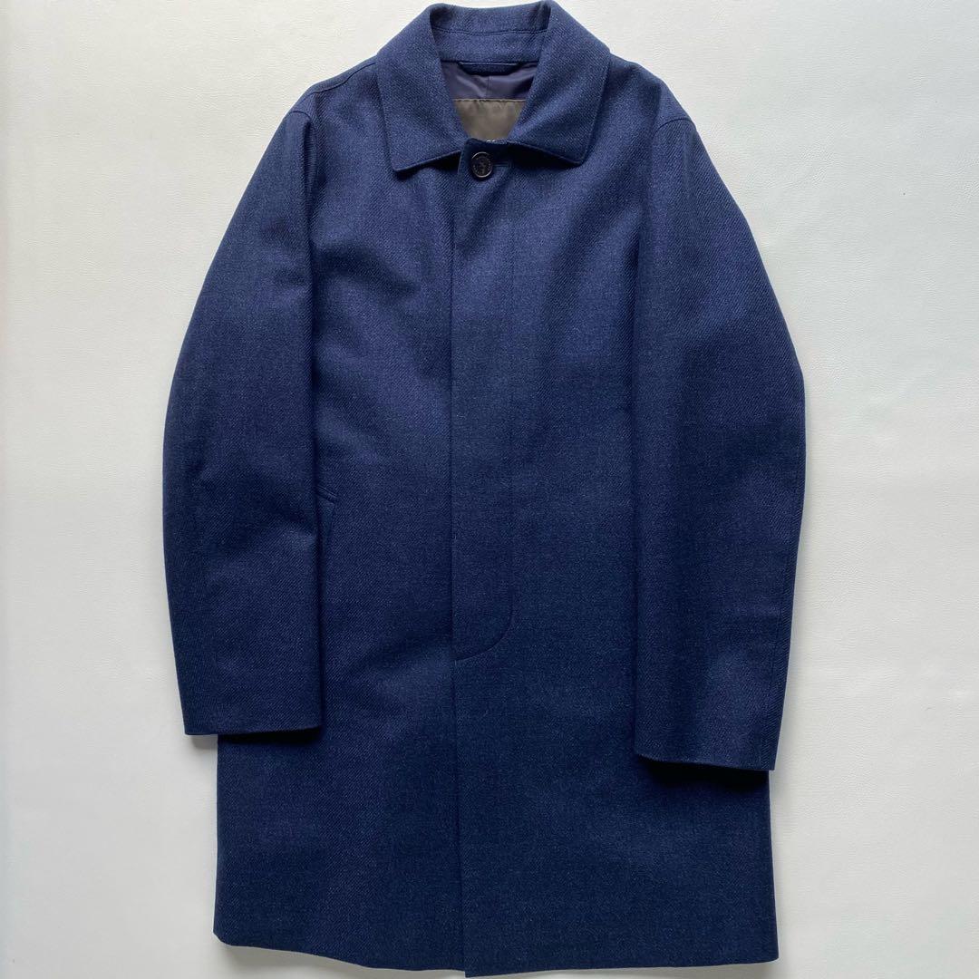 【未使用近/ロロピアーナ】マッキントッシュ ダンケルド ML 38 毛絹 紺