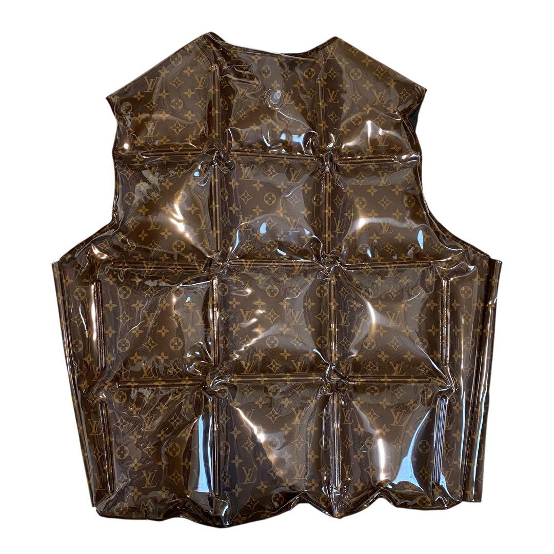 美品 ルイ ヴィトン モノグラム インフレータブル ビニール 50 スイムウェア