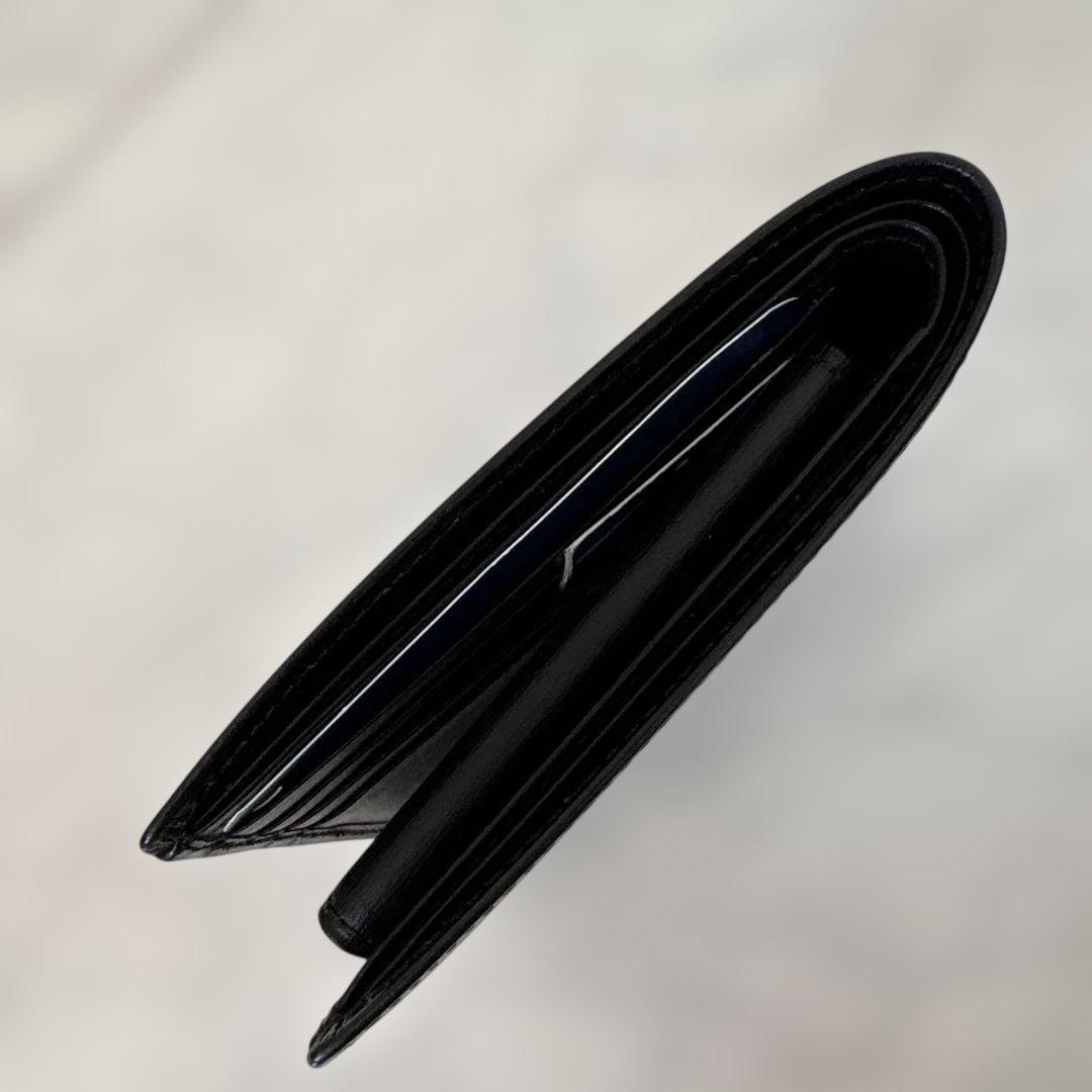 ポロ ラルフローレン 財布 二つ折　メンズ レザー　エンボス　新品未使用品