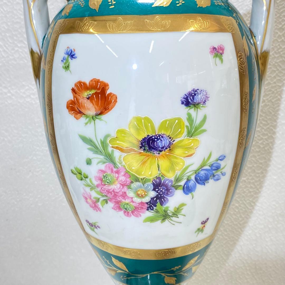 Paris  パリスロイヤル 洋磁器蓋付き大型花瓶 アンティーク 一対