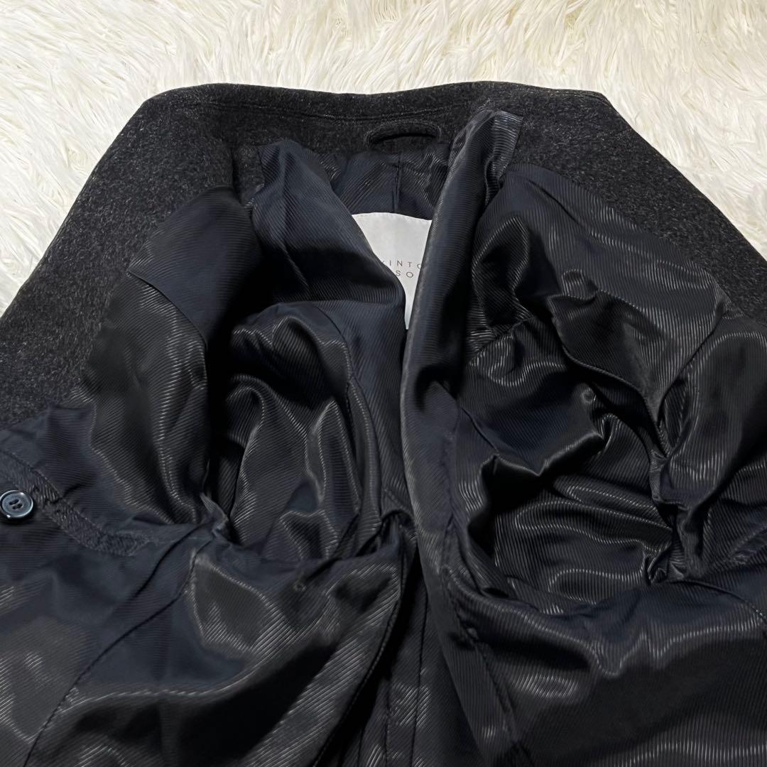 美品✨現行 カシミヤ混 マッキントッシュ チェスターコート M チャコールグレー