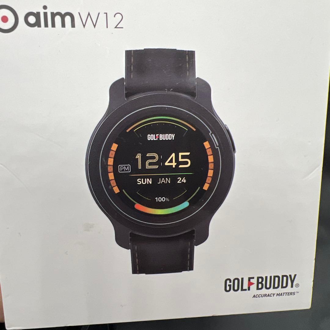 【美品】GOLFBUDDY aim W12 ゴルフGPSウォッチ 動作確認済