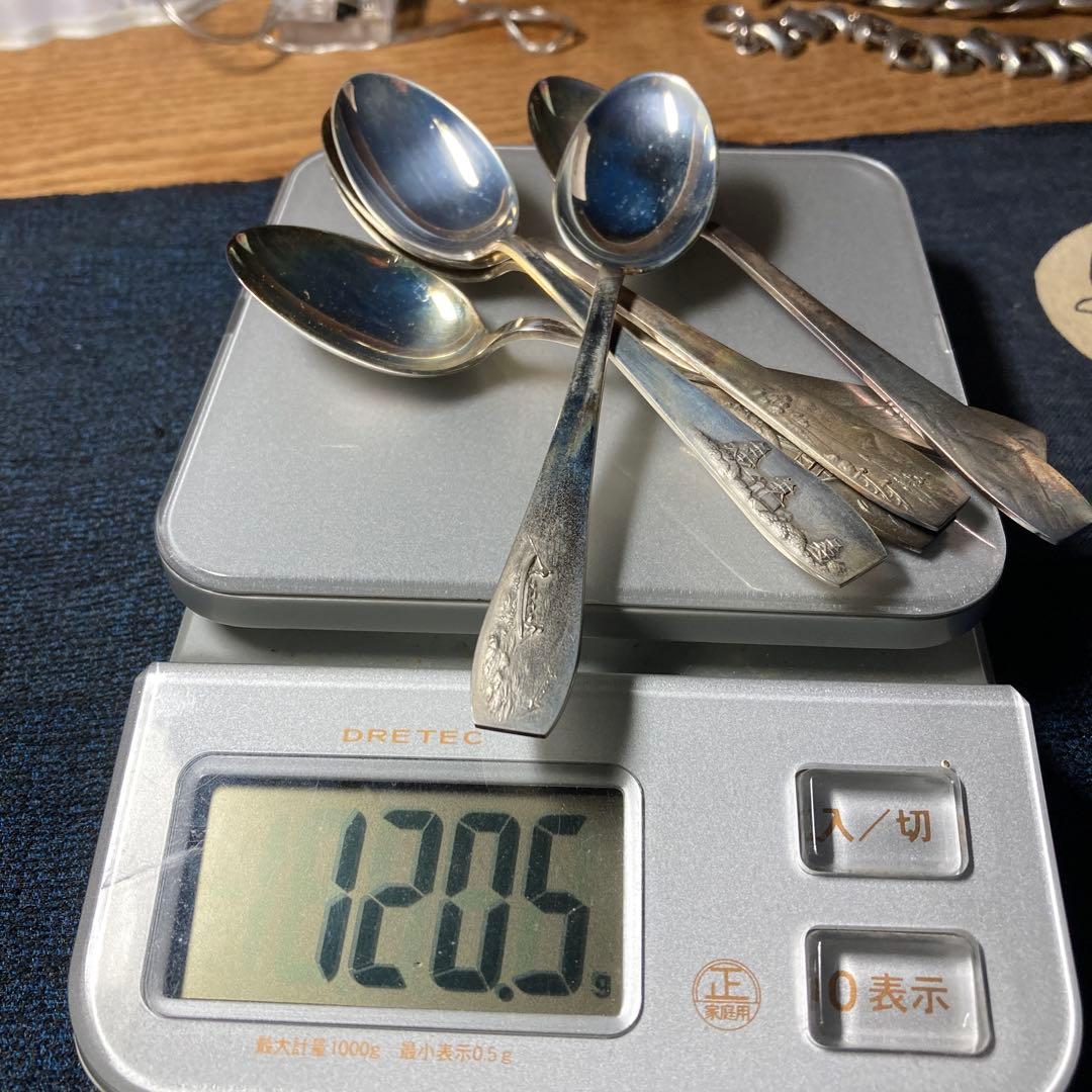 (=^▽^)σ古き良き時代のスプーン、宮内庁御用達の銀座製です♪