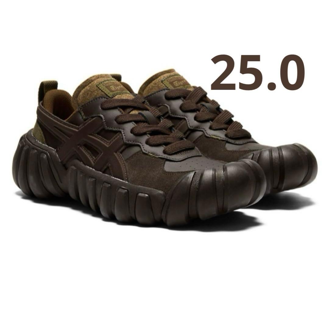 靴 Onitsuka Tiger DENTIGRE LS BROWN 25.0cm