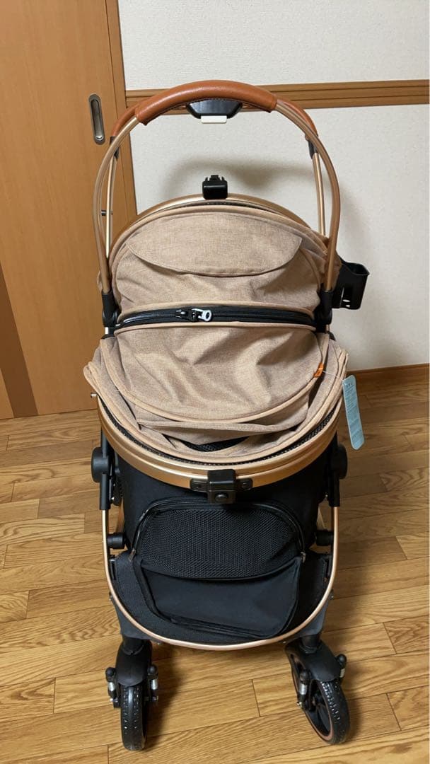 犬猫用ペットカート　折り畳み可、取り外し可