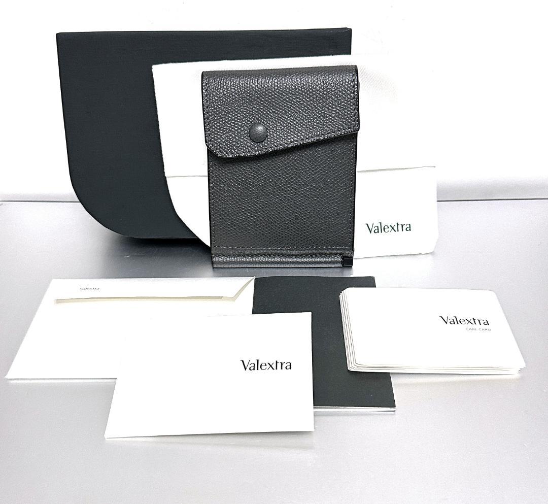 新品同様　ギャラ付き　2025　ヴァレクストラ　グリップ　レザー マネークリップ