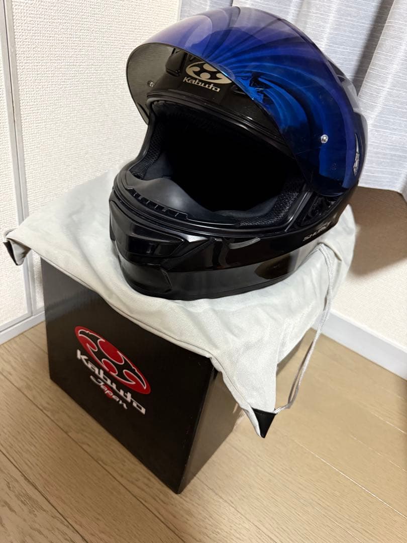 SHUMA KABUTO フルフェイスヘルメット ブラック・ブルー