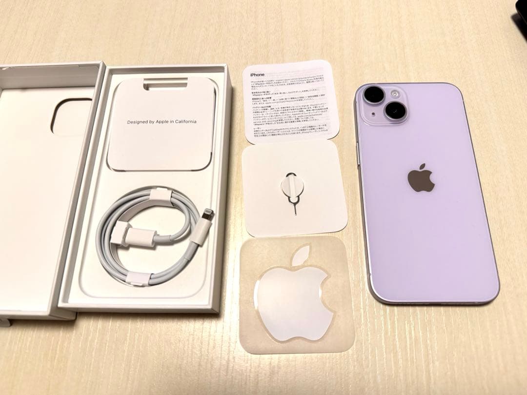 iPhone 14 パープル 128GB 美品