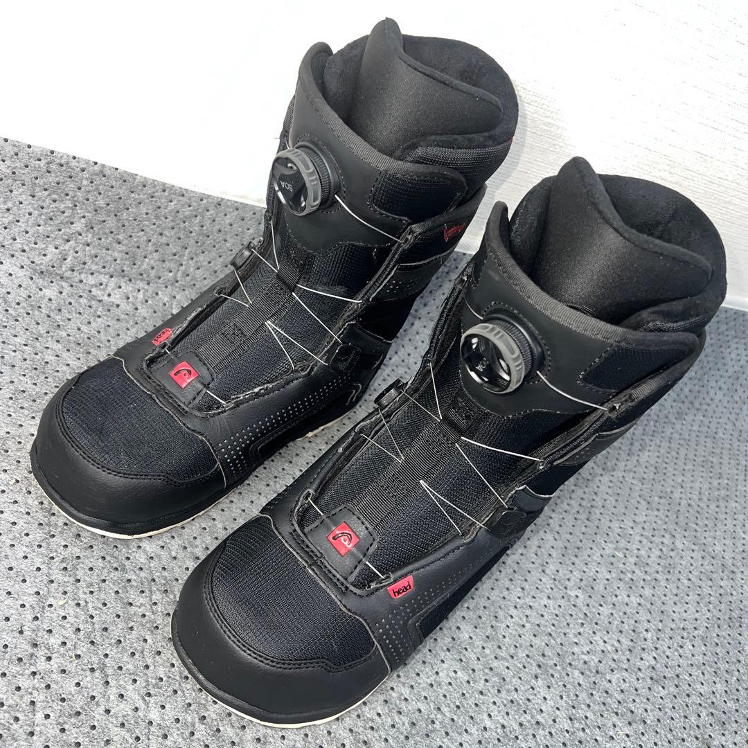5回使用 メンズ人気サイズ26cm HEAD STRIKE BOA スノボブーツ
