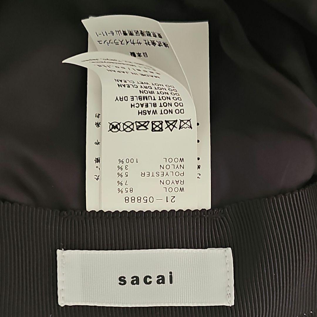 sacai ボアキャップ ホワイト