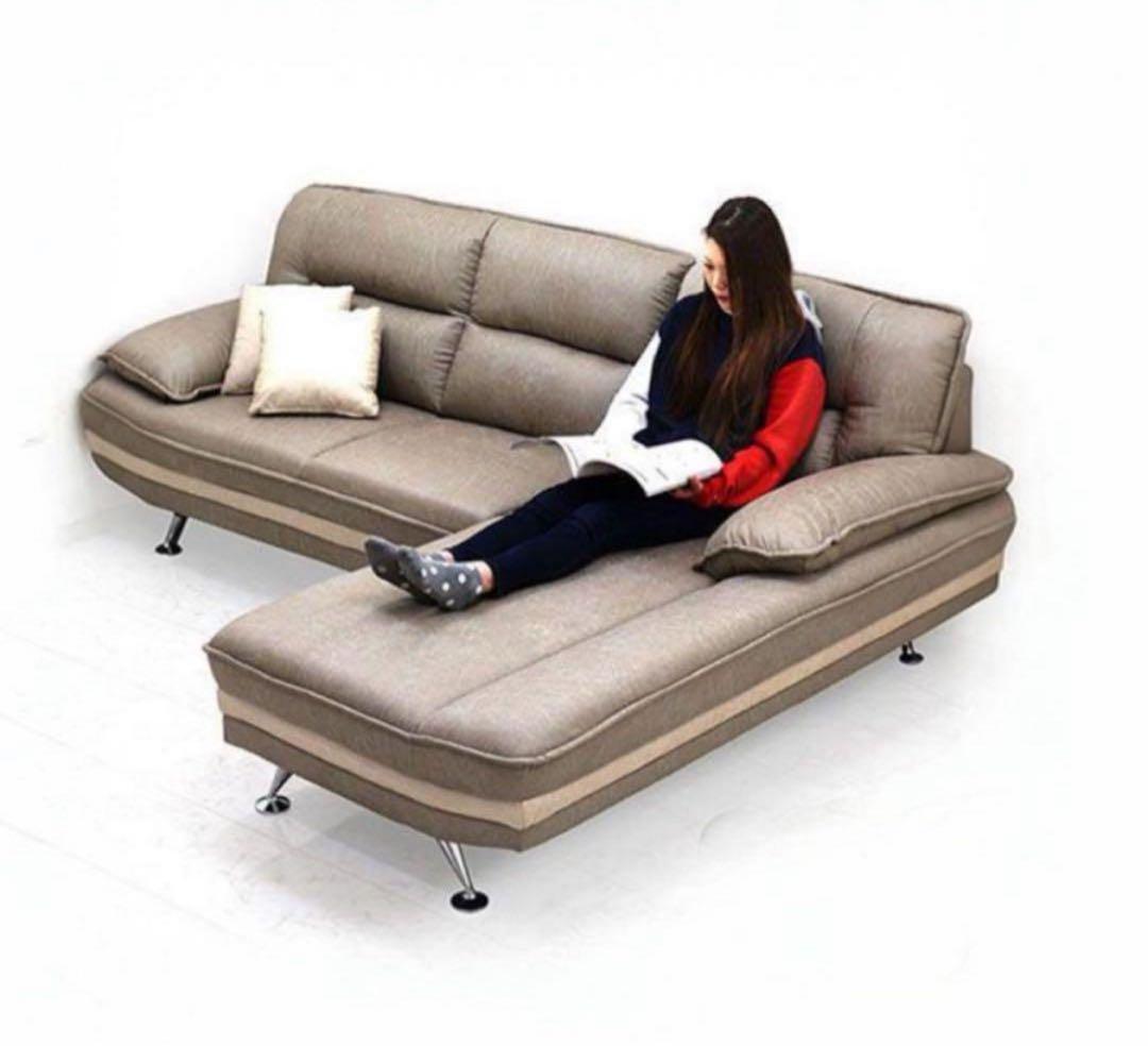 しゅんたろうさま専用▪️直接取りに来れる方▪️ カウチソファー　3人掛け　レザー