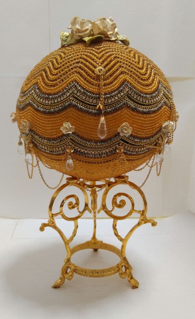 y エッグアート　小物入れ