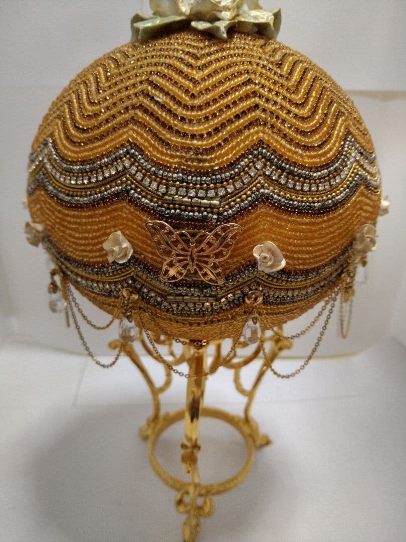 y エッグアート　小物入れ