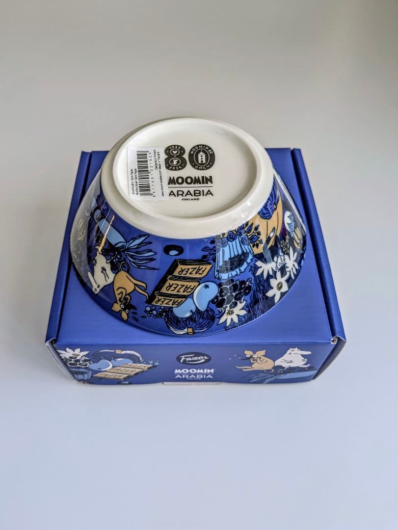 ファッツェル ムーミン 80周年 ボウル アラビア 新品未使用 Fazer