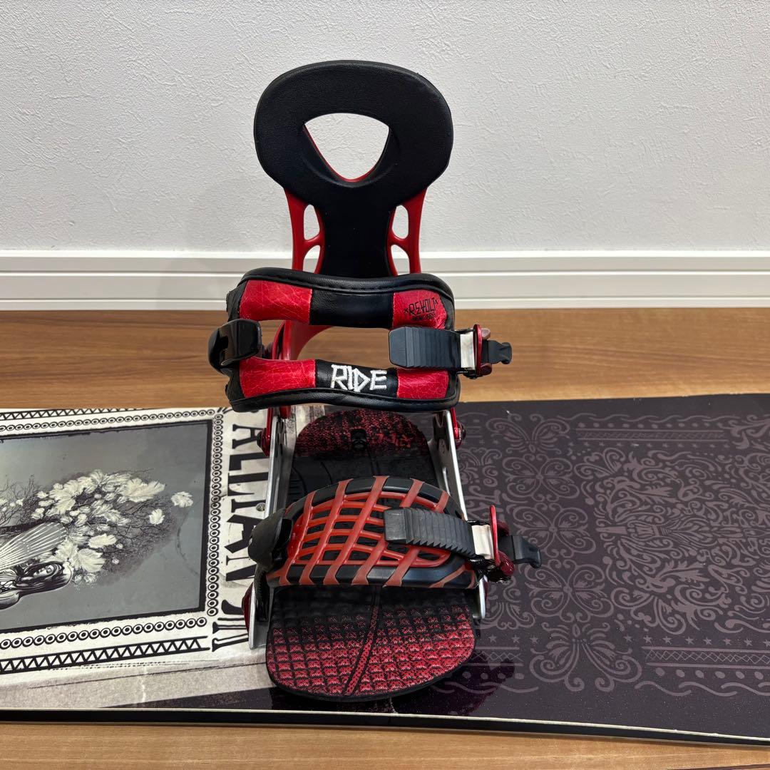 スノーボード（ALLIAN）154cm ビンディング（RIDE）付き セット