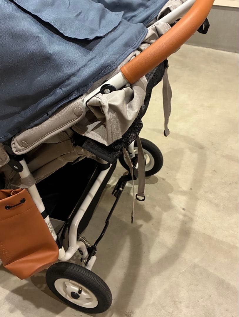 【美品】最新モデルAIRBUGGY ココダブル フロムバースEX リバーブルー