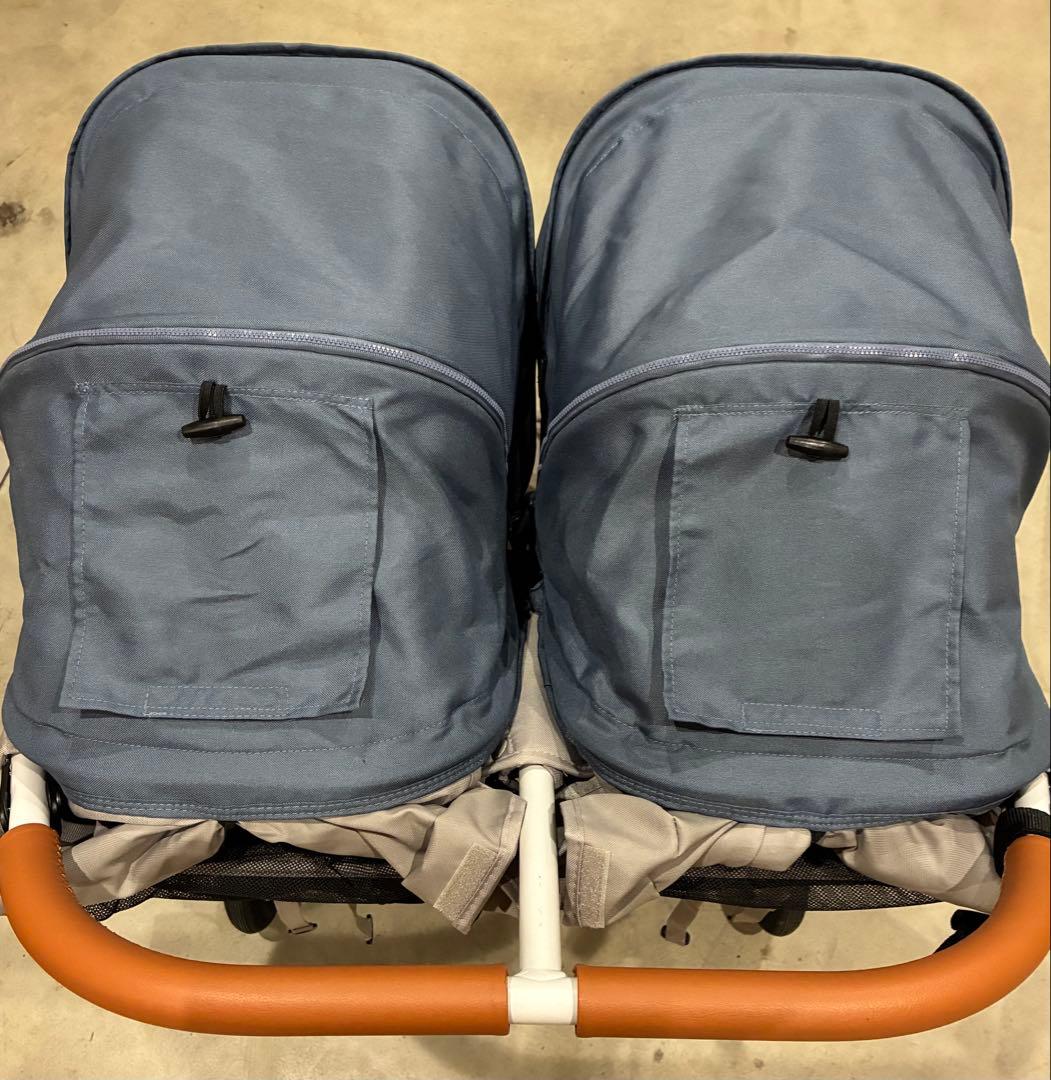 【美品】最新モデルAIRBUGGY ココダブル フロムバースEX リバーブルー