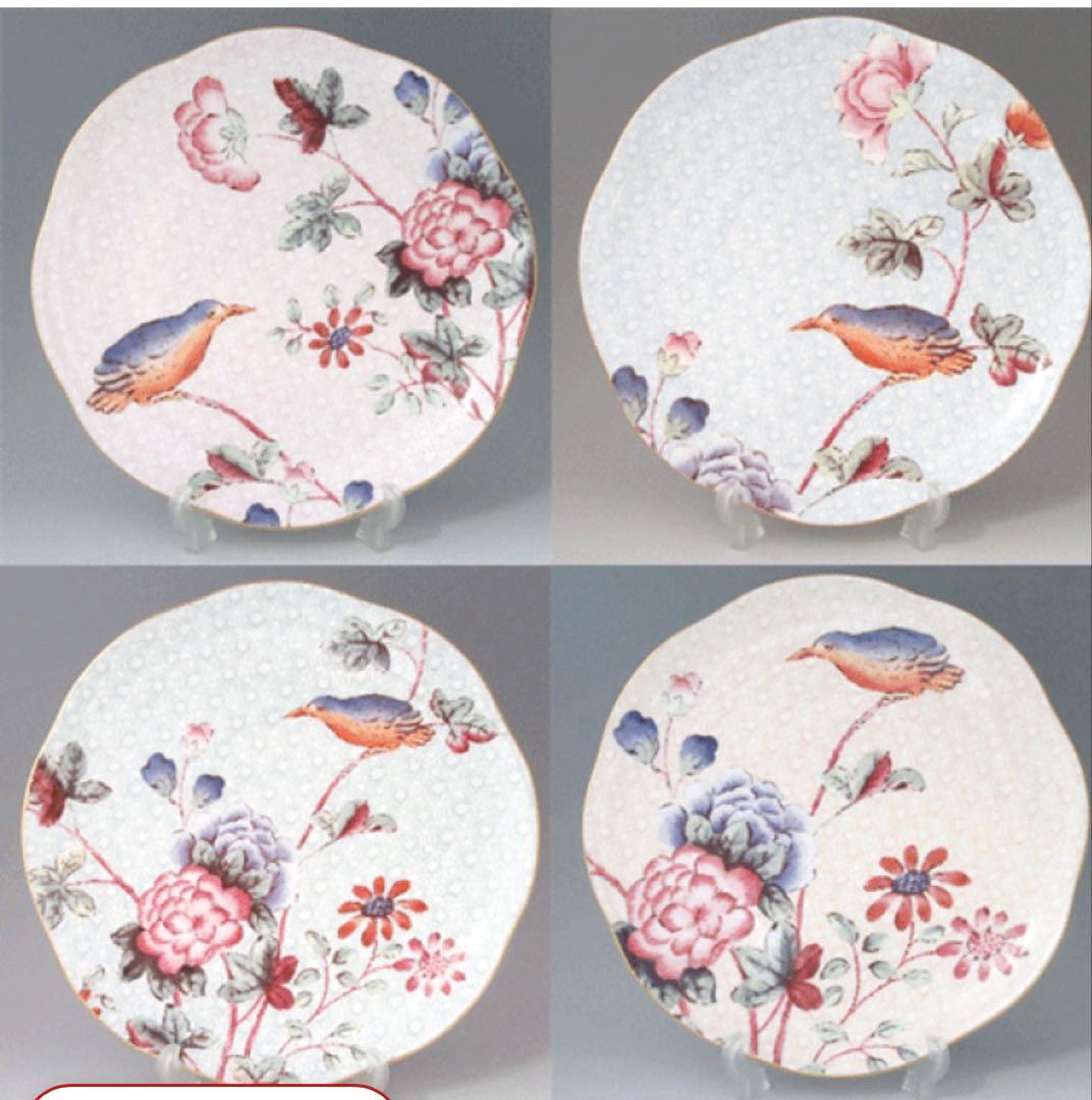 ウェッジウッド ハーレクイン コレクション カッコー プレート 4枚セット