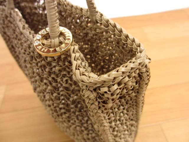 美品 アンテプリマ ADESSO アデッソ スモール ワイヤーバッグ