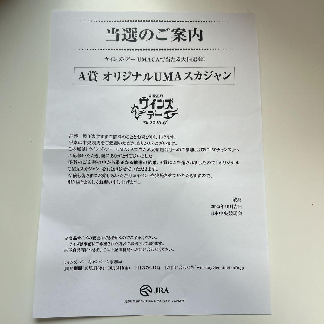 新品✨ JRA スカジャン L ブラック ゴールド 競馬 ウインズデー 競馬