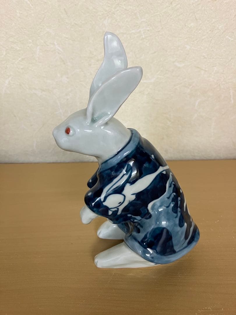 ＜go-shi＞ 陶祥窯 十二神像 兎 うさぎの置物