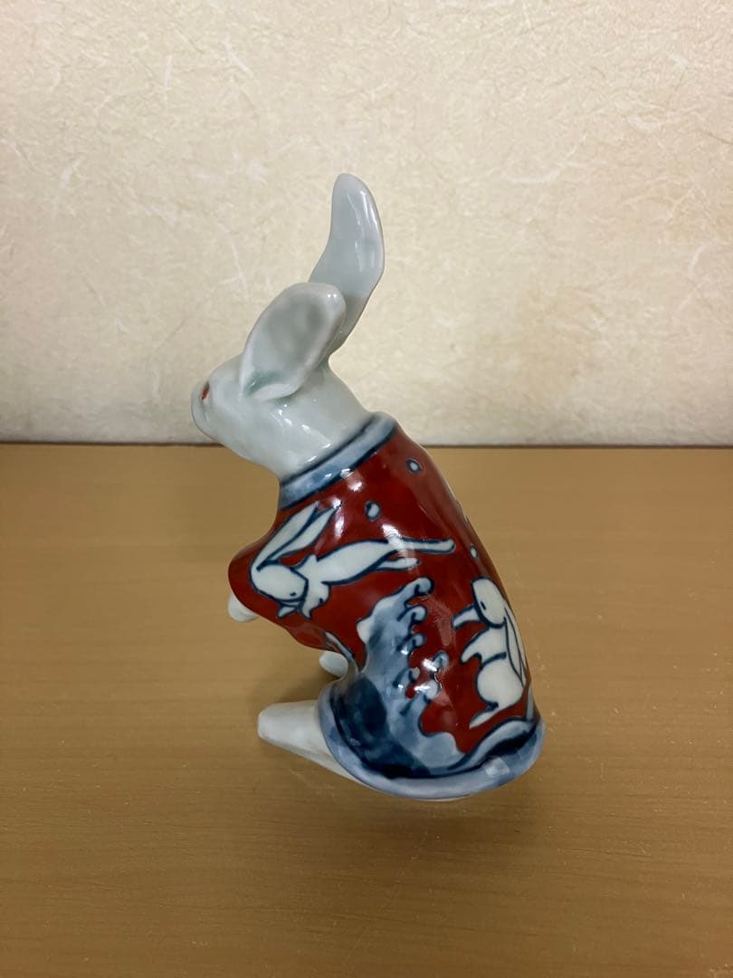 ＜go-shi＞ 陶祥窯 十二神像 兎 うさぎの置物