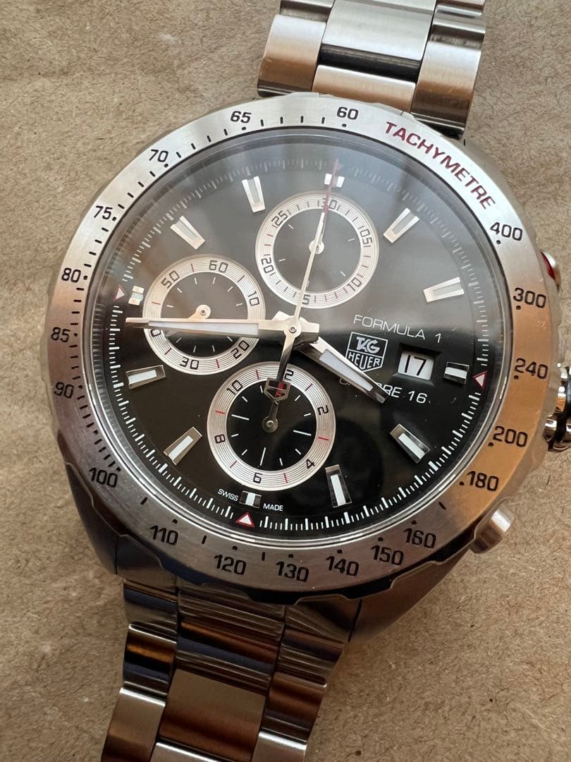 タグホイヤー TAG Heuer フォーミュラ1 デイト 自動巻腕時計 カレラ
