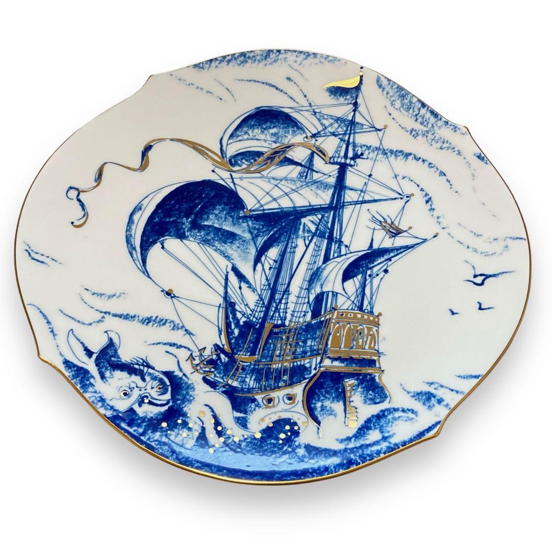 Ⴤ840ꕤ マイセン 飾り皿 1999 スペイン船 ガレオーネ アンティーク