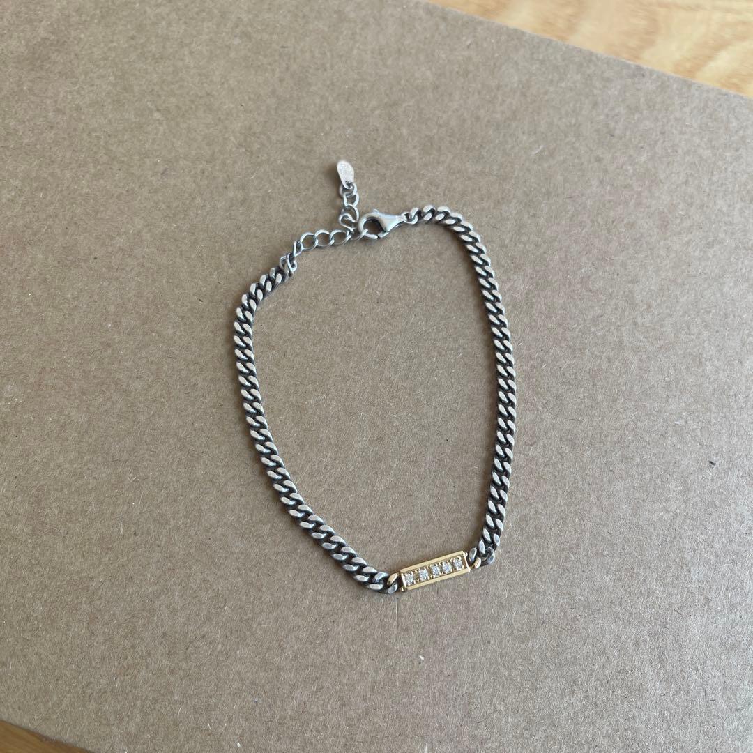 シンパシーオブソウル k18 ダイヤモンド5石 ブレスレット