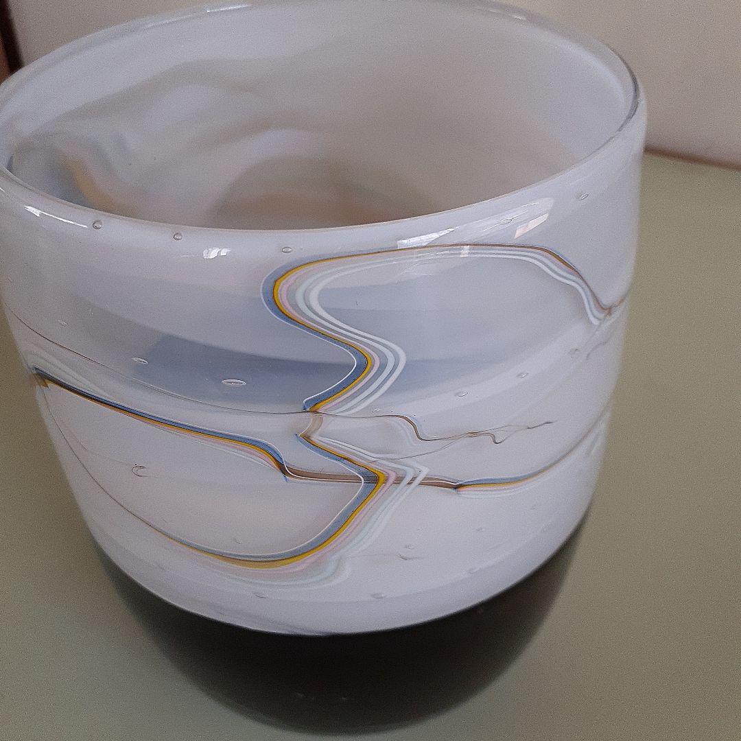 添田亜希子作　ガラスの器