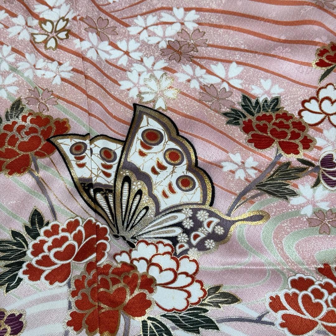 豪華　振袖5点セット　トールサイズ　古典柄　裄丈69cm　163〜173　成人式