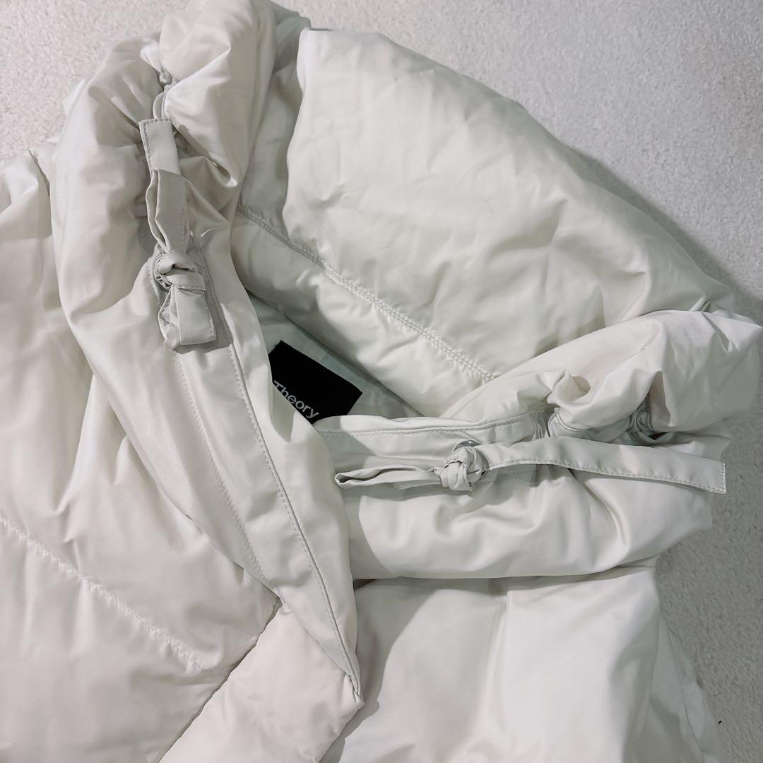 美品✨セオリー　ショート　ダウン　ショールカラー　女優襟　ゆったり　ジャケット