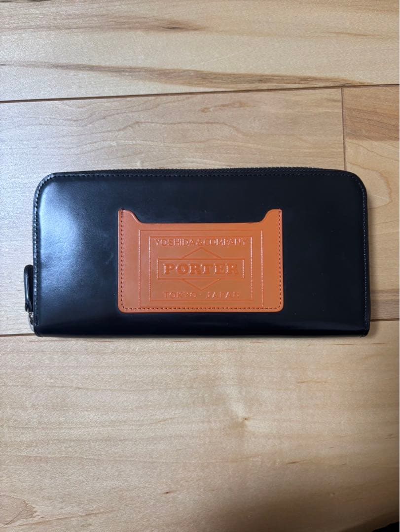 PORTER ポーター レザーロングウォレット(星柄)