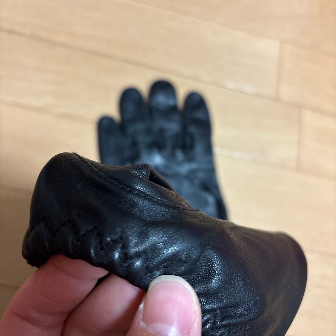 STUSSY レザー手袋 SMサイズ　ブラック