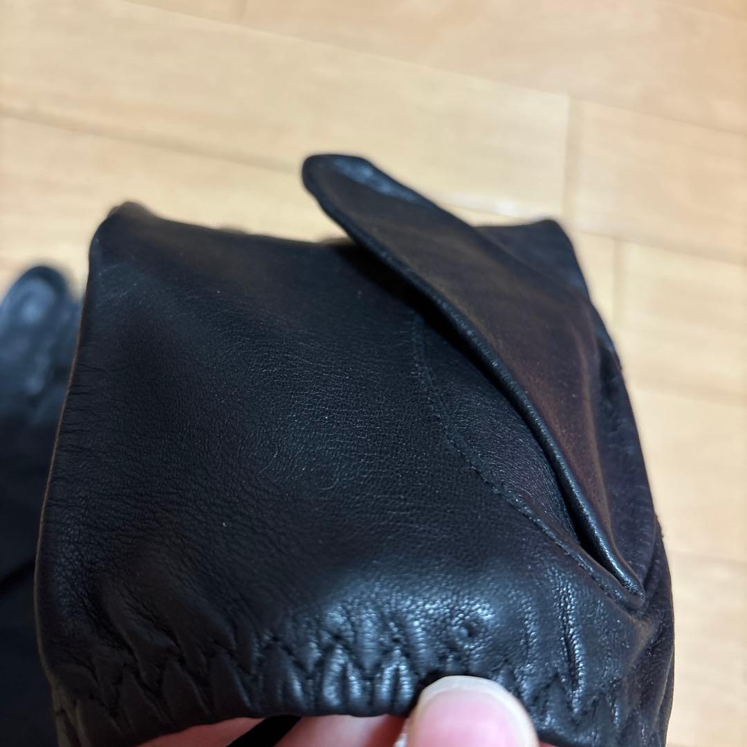 STUSSY レザー手袋 SMサイズ　ブラック