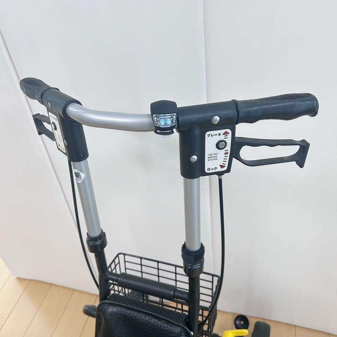 SHIMA 島製作所 シルバーカー テノール EVO クロコダイル BK