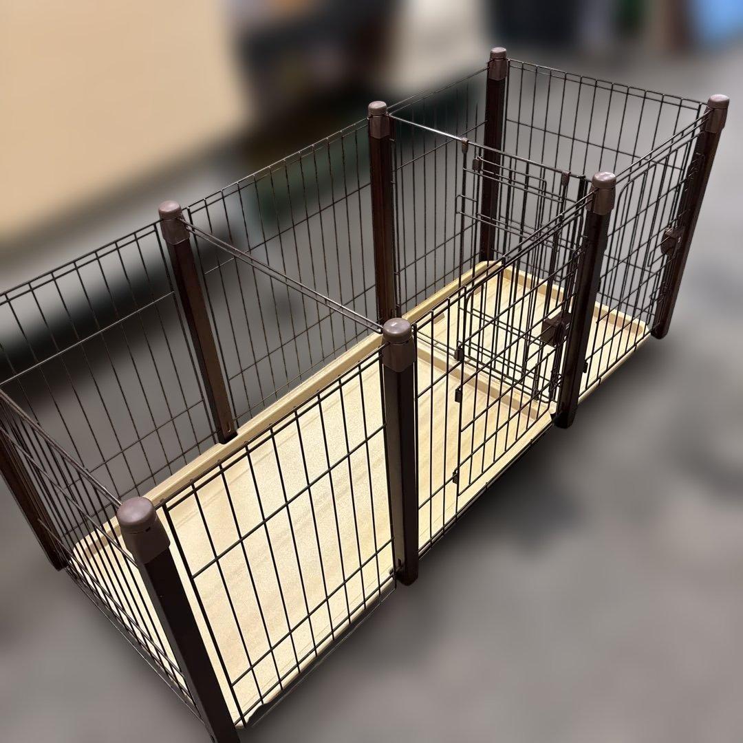 小型犬用ケージ Petio 木製支柱　しつけのできるゲージ