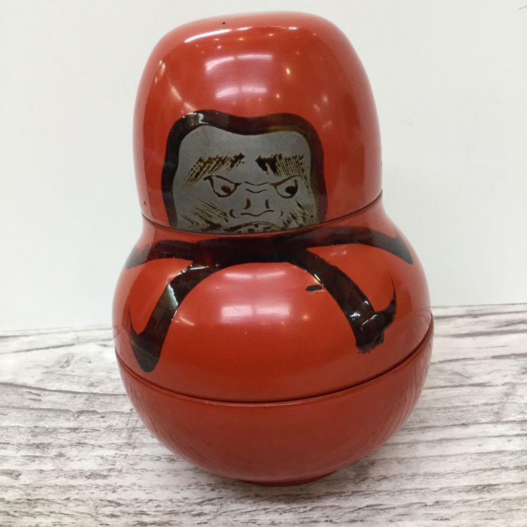 昭和レトロ だるまの塗りの椀