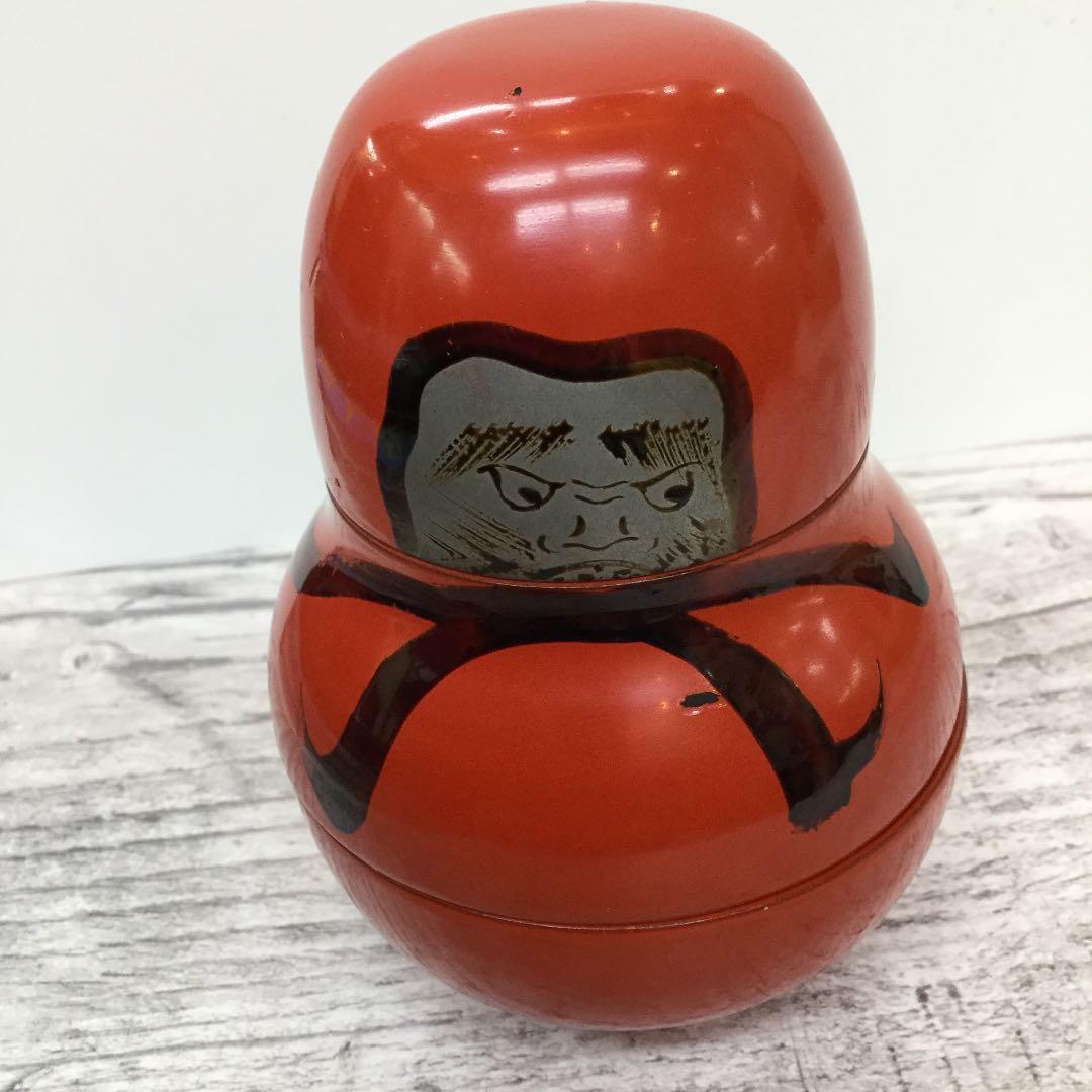 昭和レトロ だるまの塗りの椀