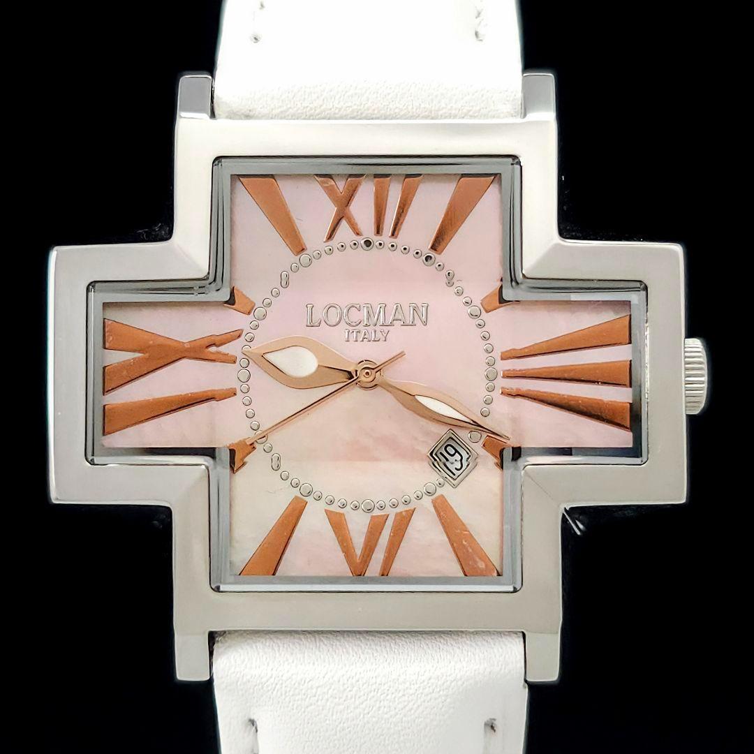 ✨新品電池✨LOCMAN ロックマン クロス デイト ユニセックス 腕時計
