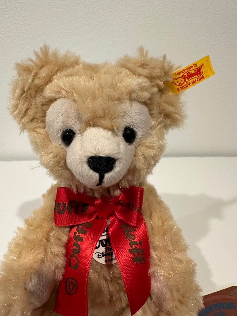 未使用 シュタイフ ダッフィー＆シェリーメイ ぬいぐるみ 10周年記念