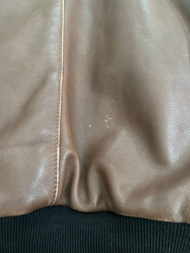 vanson TJ 42 ブラウン×ブラック レザージャケット チームジャケット