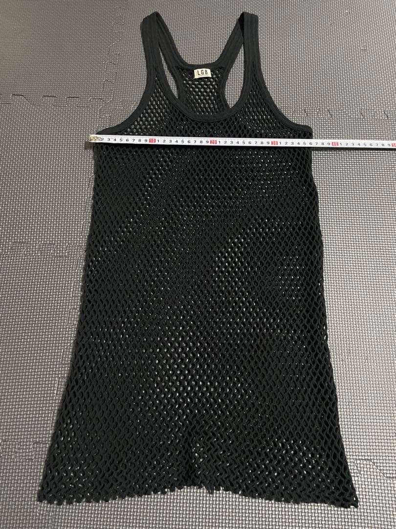 LGB ルグランブルー メッシュ タンクトップ