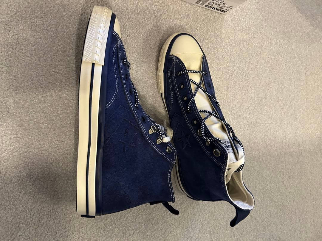 CONVERSE BOTT ネイビー ハイカットスニーカー