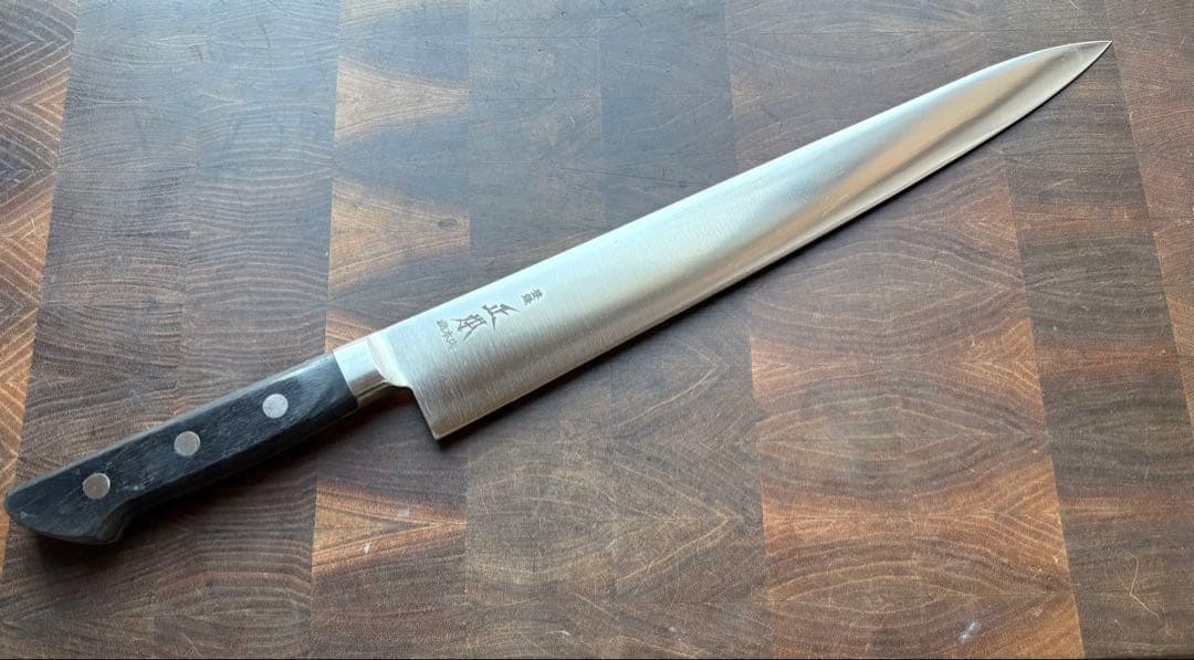 正本総本店　ハイカーボン　筋引　300mm 包丁　洋包丁　未使用　ステンレス