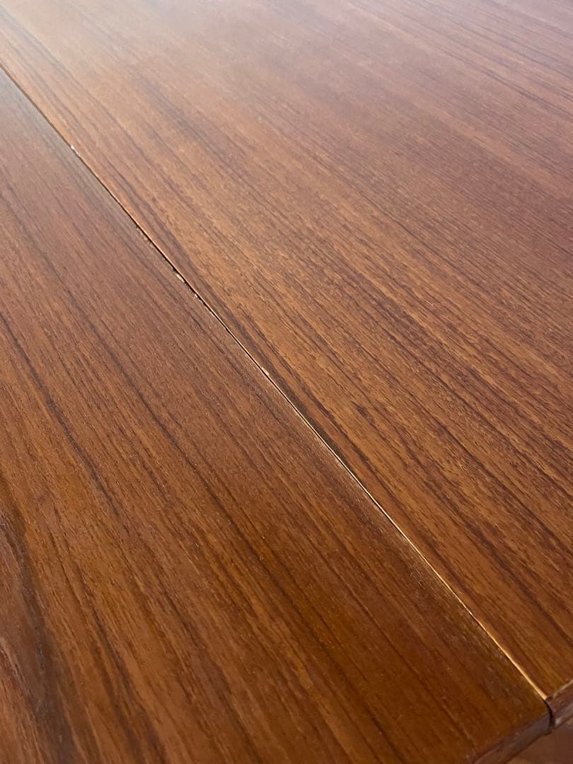 北欧 デンマーク ヴィンテージ チーク エクステンション ラウンド テーブル