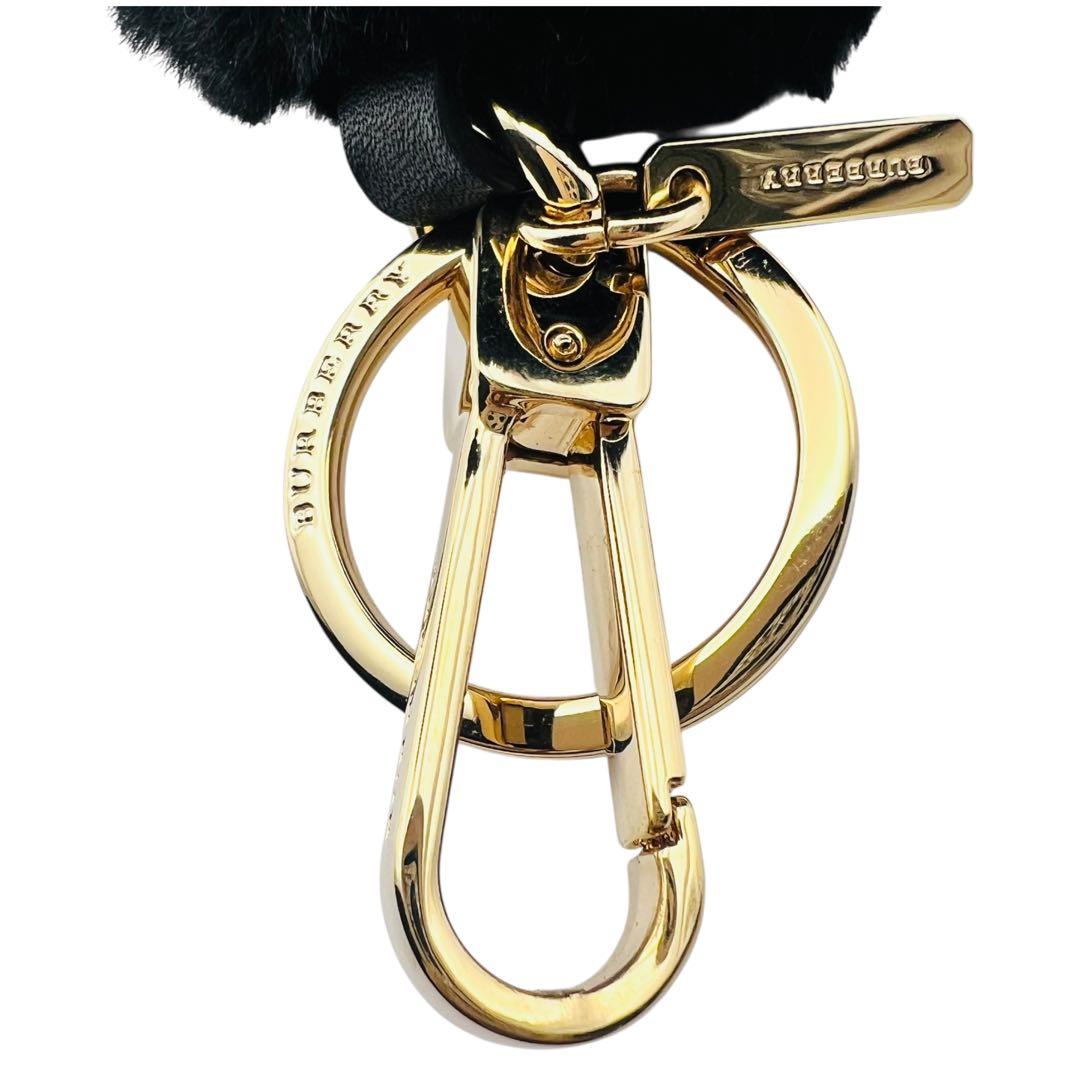 超美品✨バーバリーロンドン　トーマスベア　チャーム　キーリング　タータンチェック