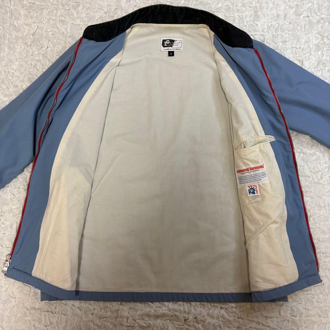 USA製 Engineered Garments ダブルジップブルゾン　水色