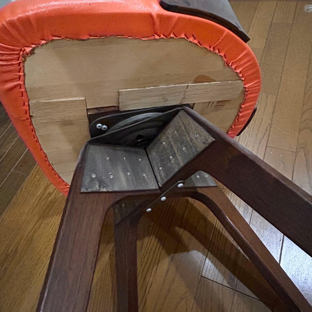 アメリカ　チェット・ビアズリー　ミッドセンチュリー 回転椅子　ヴィンテージ